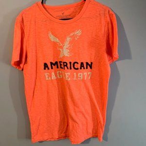 Men's American Eagle T-Shirt Size M Color Orange